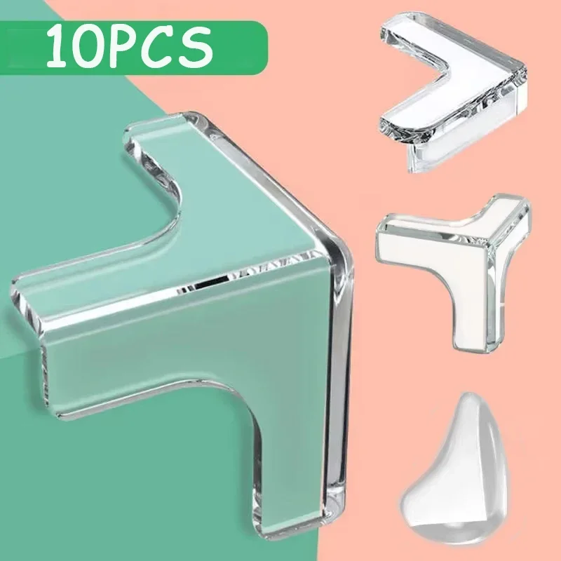 Furniture Hardware Manufacturer - 10 Stück klare Antikollisions-Couchtisch-Möbel-Eckenschutz, weiche Eckummantelung,