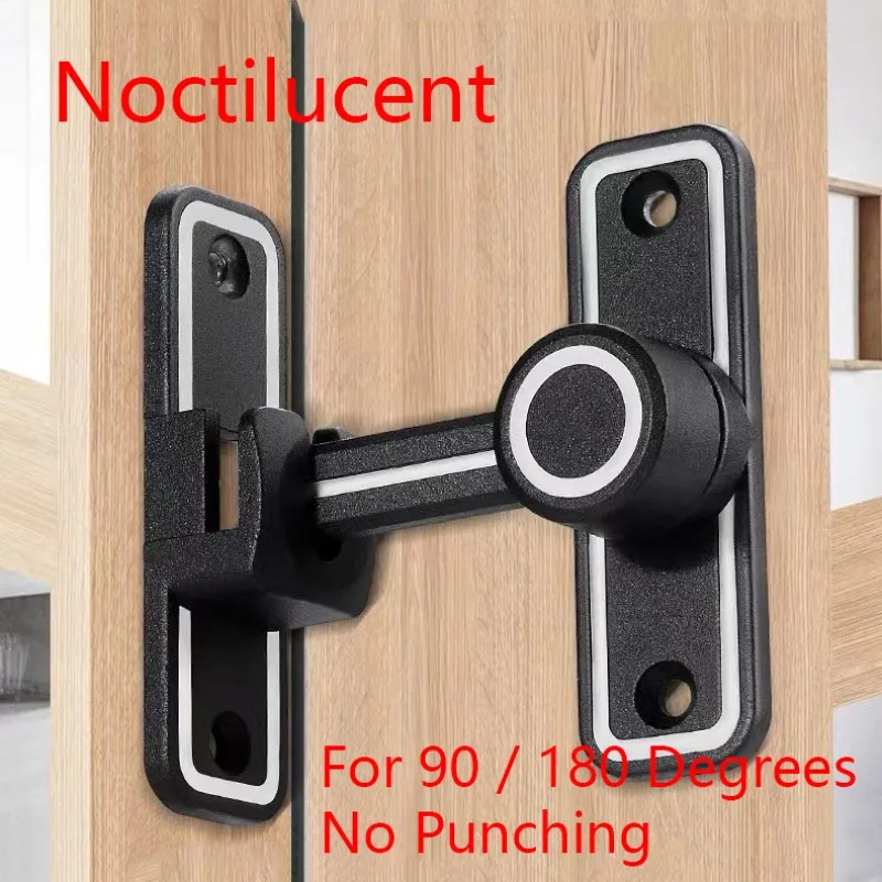 Furniture Hardware Fitting - Schwarzes leuchtendes Scheunentor-Verriegelung schloss zum Verriegeln