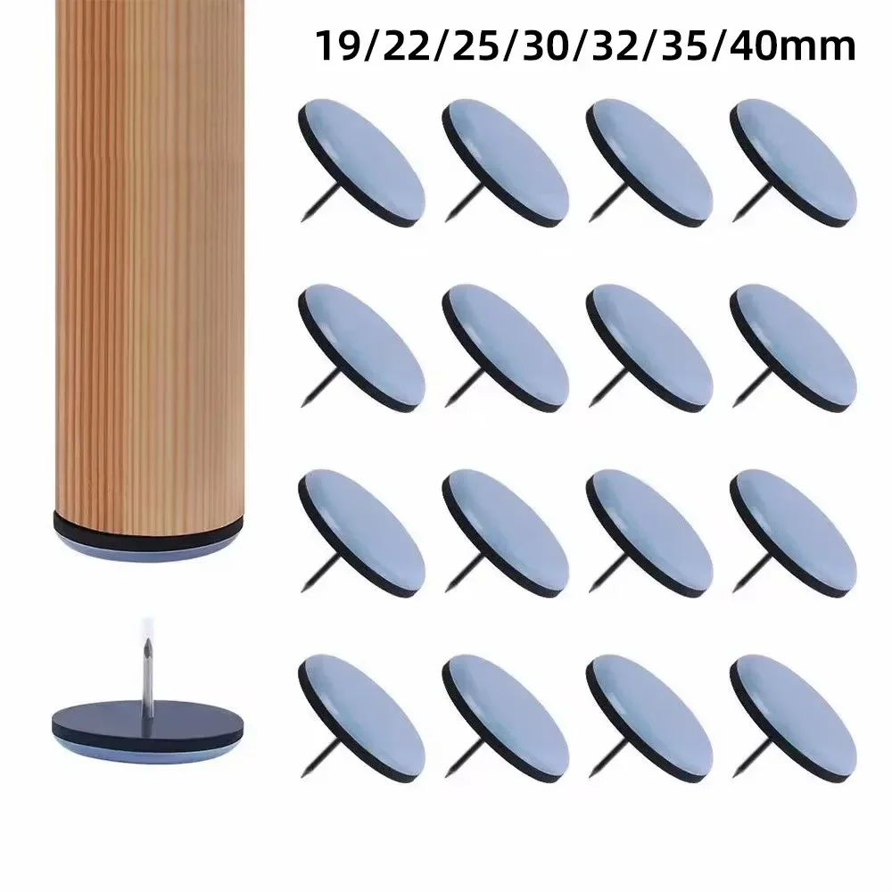 Cabinet Hinge Overlay - 16/19/22/25/32/38mm Tisch- und Stuhlgleiter, Runde Möbelbein-Pads