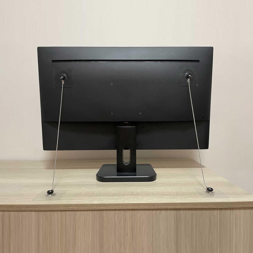 Furniture Hardware Manufacturer - 6er-Pack Anti-Kipp-Möbelgurte aus Edelstahl, selbstklebende Möbelanker,
