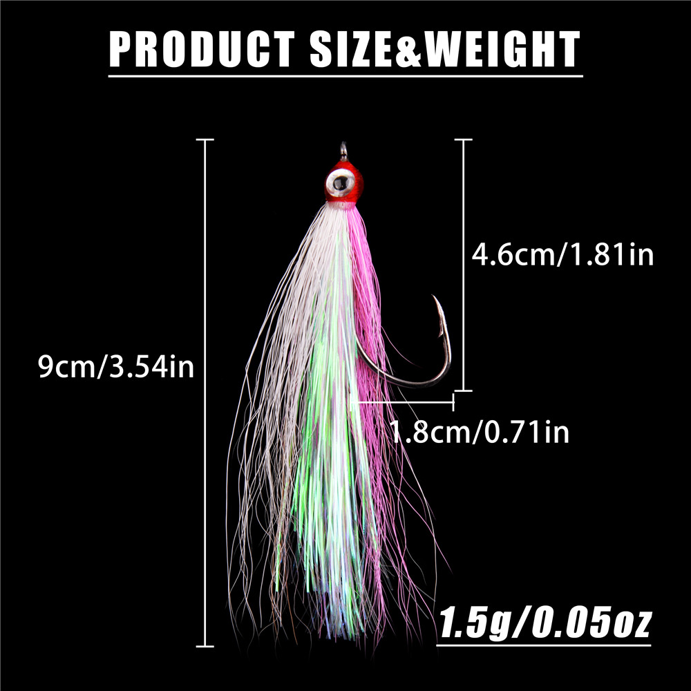 10/20/30PCS Bucktail Teaser An – Furniture Hardware Jig Bewertung und Preis